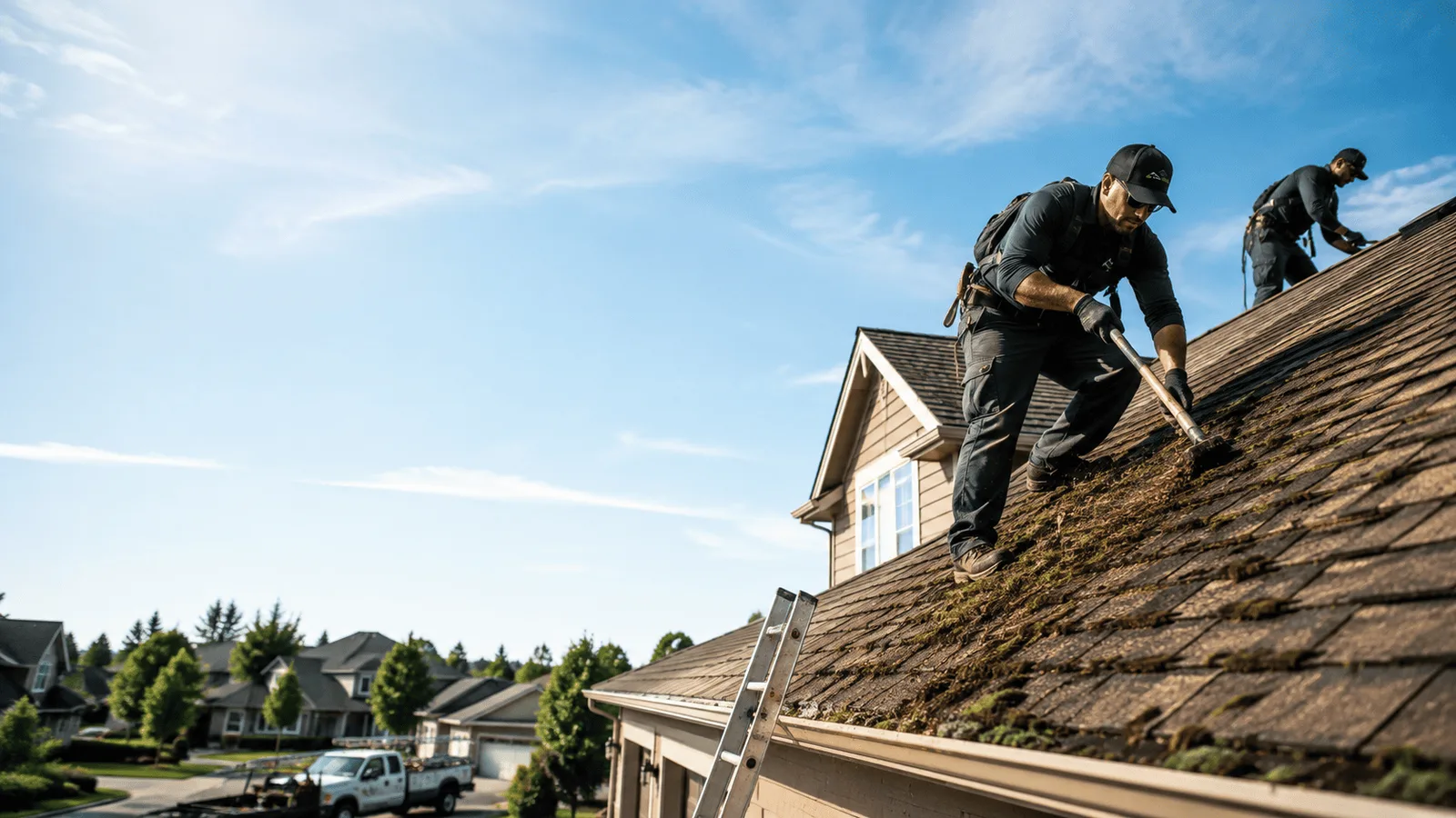Roof Moss Removal in Paramount, CA near me